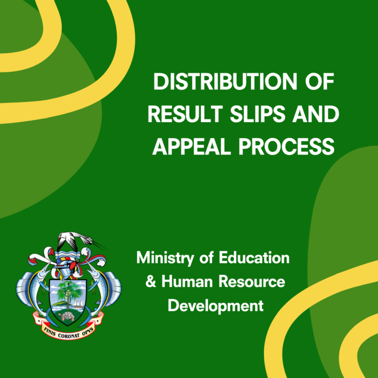Distribution of Result Slips and Appeal Process